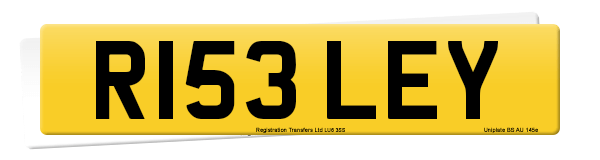 Registration number R153 LEY